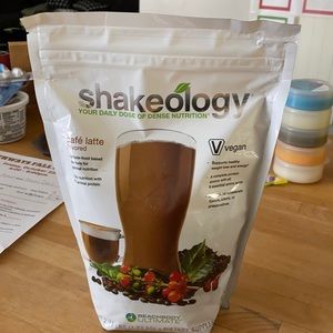 New bag vegan cafe latte shake
